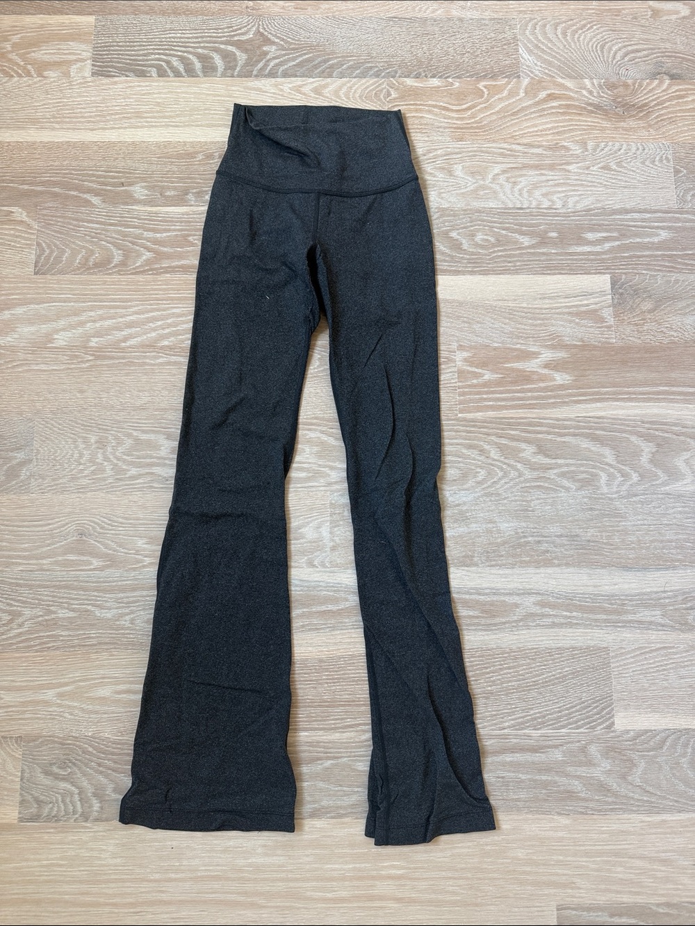 lululemon athletica Black Boot-Cut Flare Yoga Pants